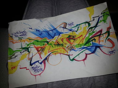 Graffiti Sketch - Photo by HubaOne - Huba (2012)