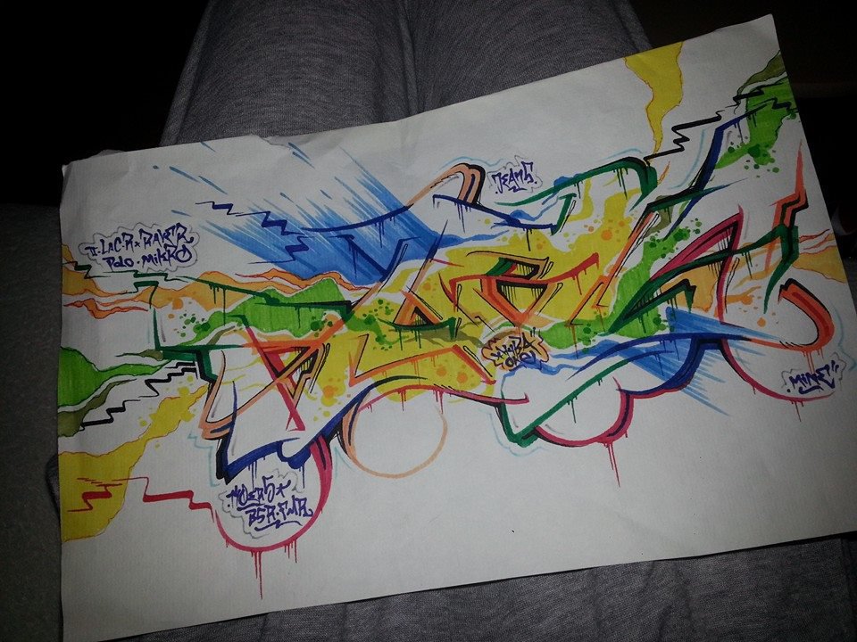 Graffiti Sketch - Photo by HubaOne - Huba (2012)