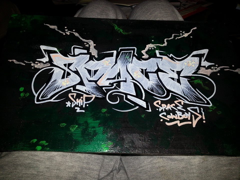 Graffiti Sketch - Photo by HubaOne - Space, Battle (2012)
