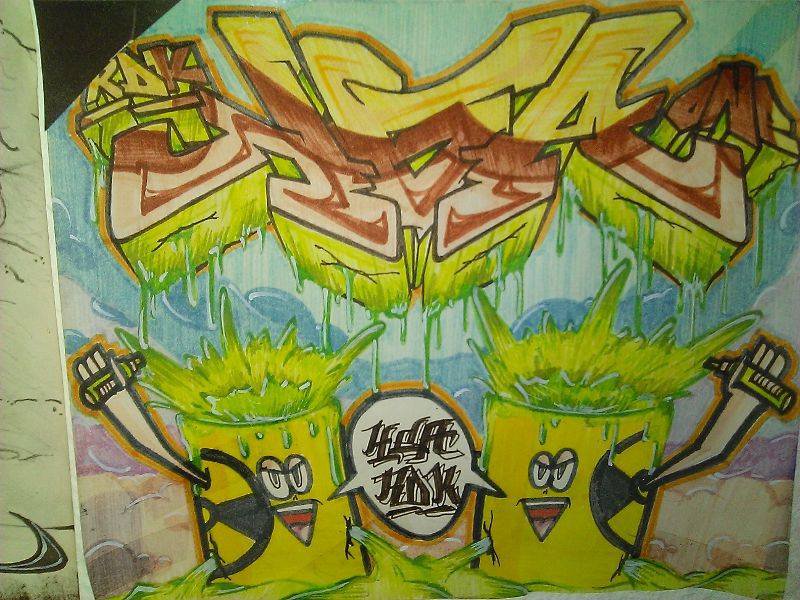 Graffiti Sketch - Photo by HubaOne - HBA (2011)