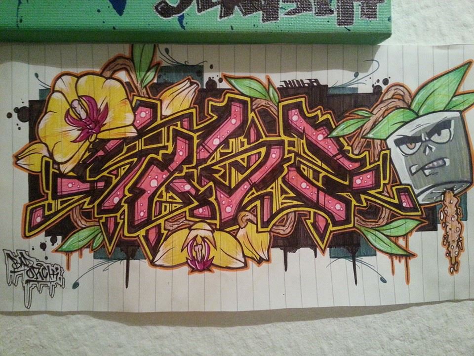 Graffiti Wall - Photo by HubaOne - Huba (2012)