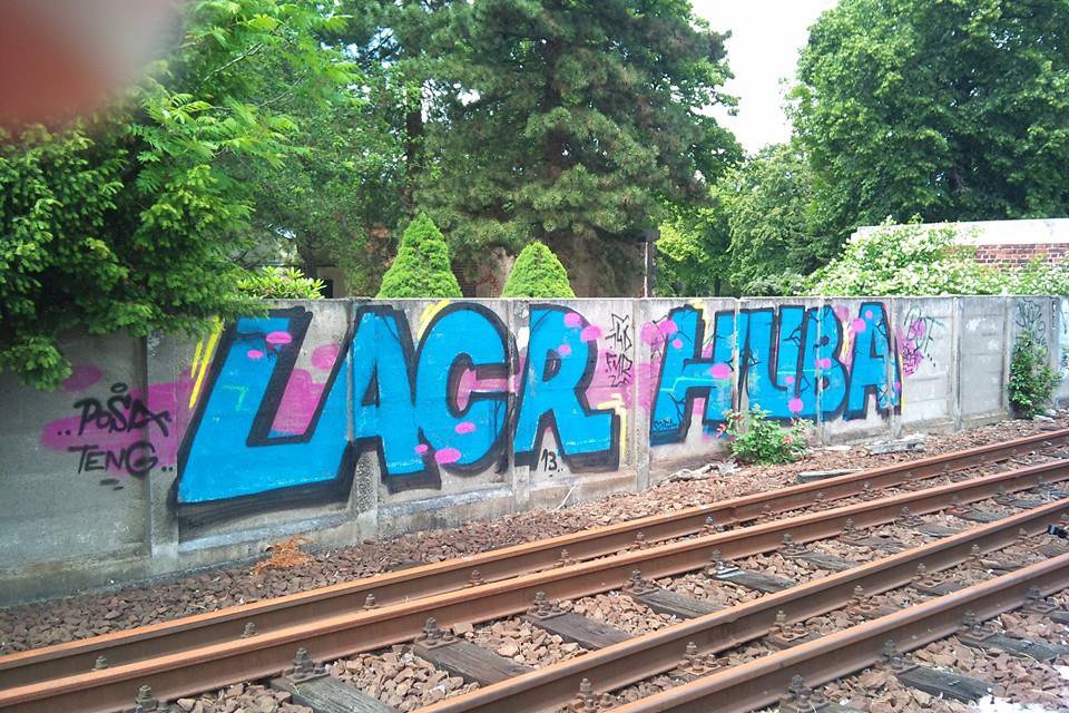 Graffiti Wall - Photo by HubaOne - LACR, HUBA (2013)