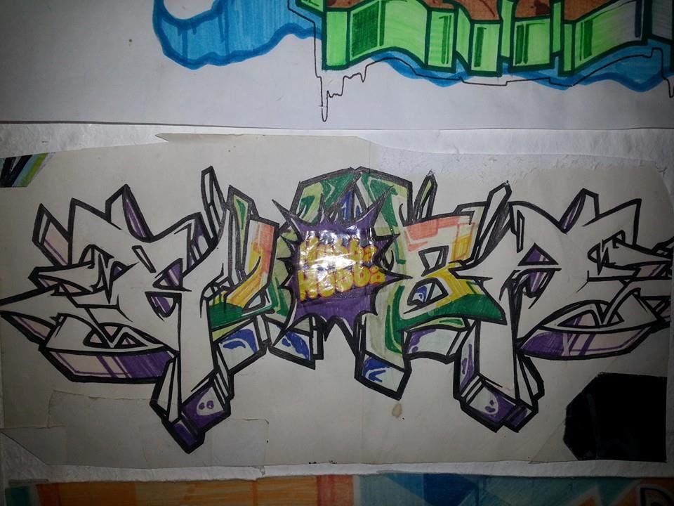 Graffiti Sketch - Photo by HubaOne - Hubba, Hubba (2011)