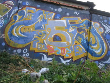 Graffiti Wall in St.peter - Photo by HumanVzor - ????, ???, vzor (2013)