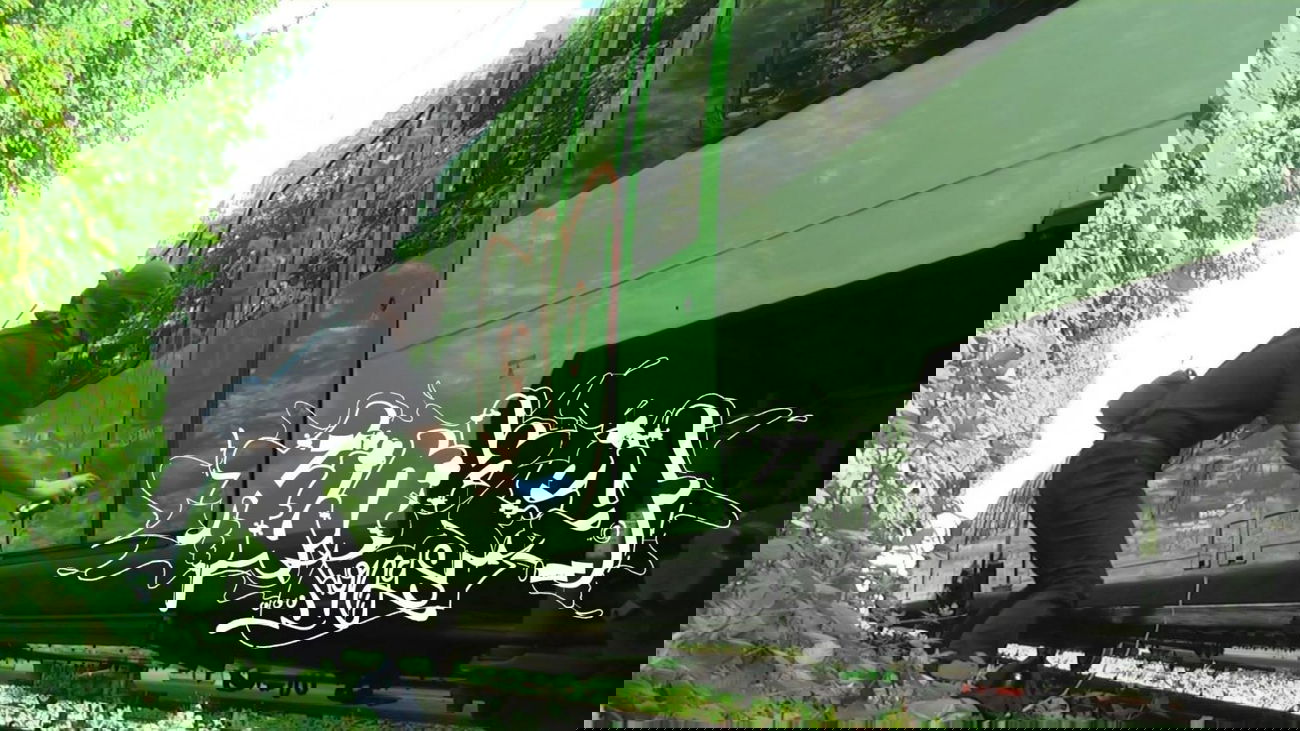 Graffiti Train - Photo by HunkeyKongs - Hunkey, Kongs, The (2015)