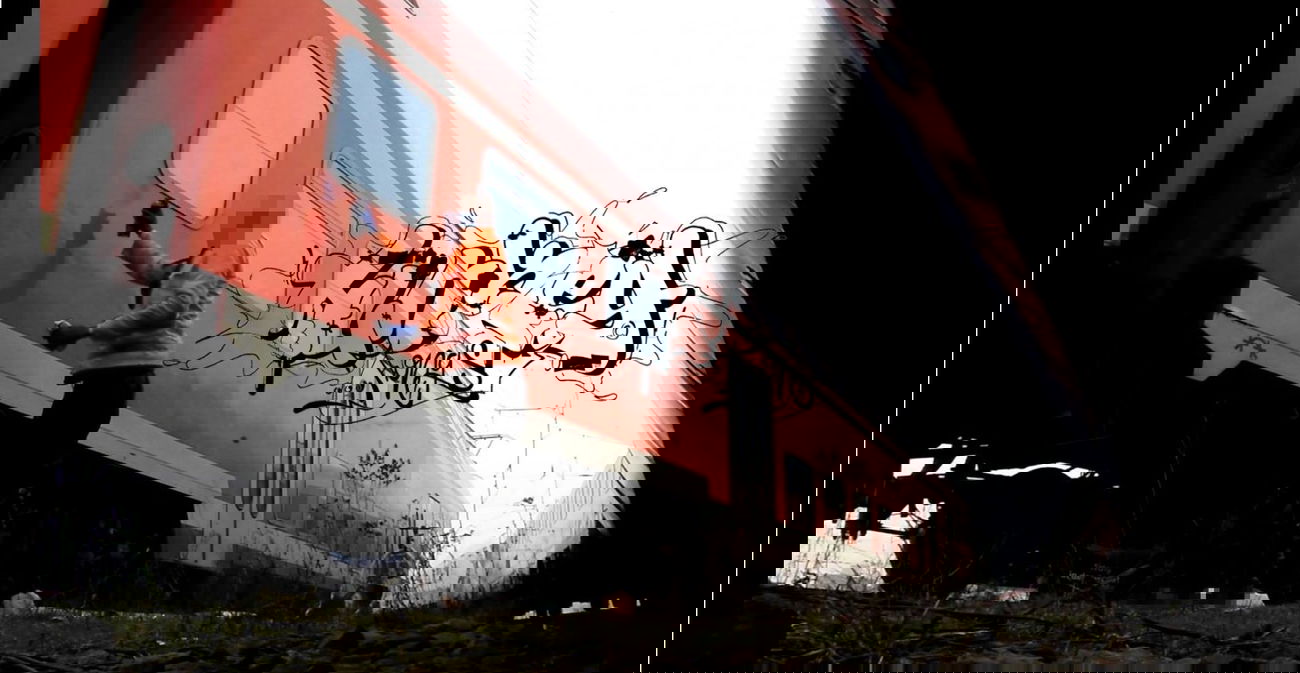 Graffiti Train - Photo by HunkeyKongs - Hunkey, Kongs, The (2015)