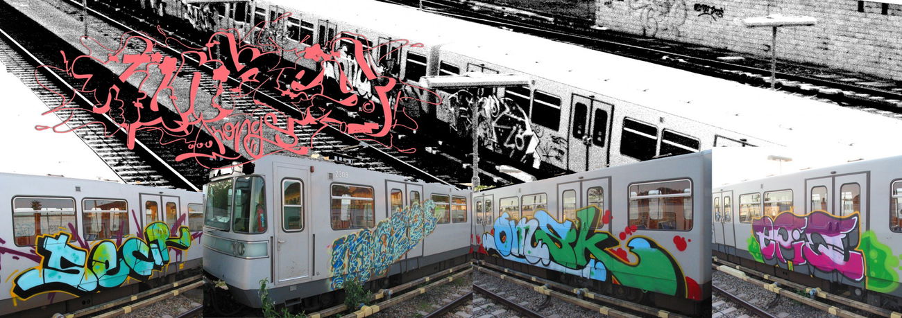 Graffiti Train - Photo by HunkeyKongs - Hunkey, Kongs, The (2007)