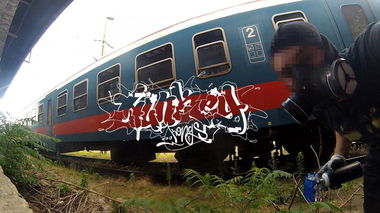 Graffiti Train - Photo by HunkeyKongs - Hunkey, Kongs, The (2015)