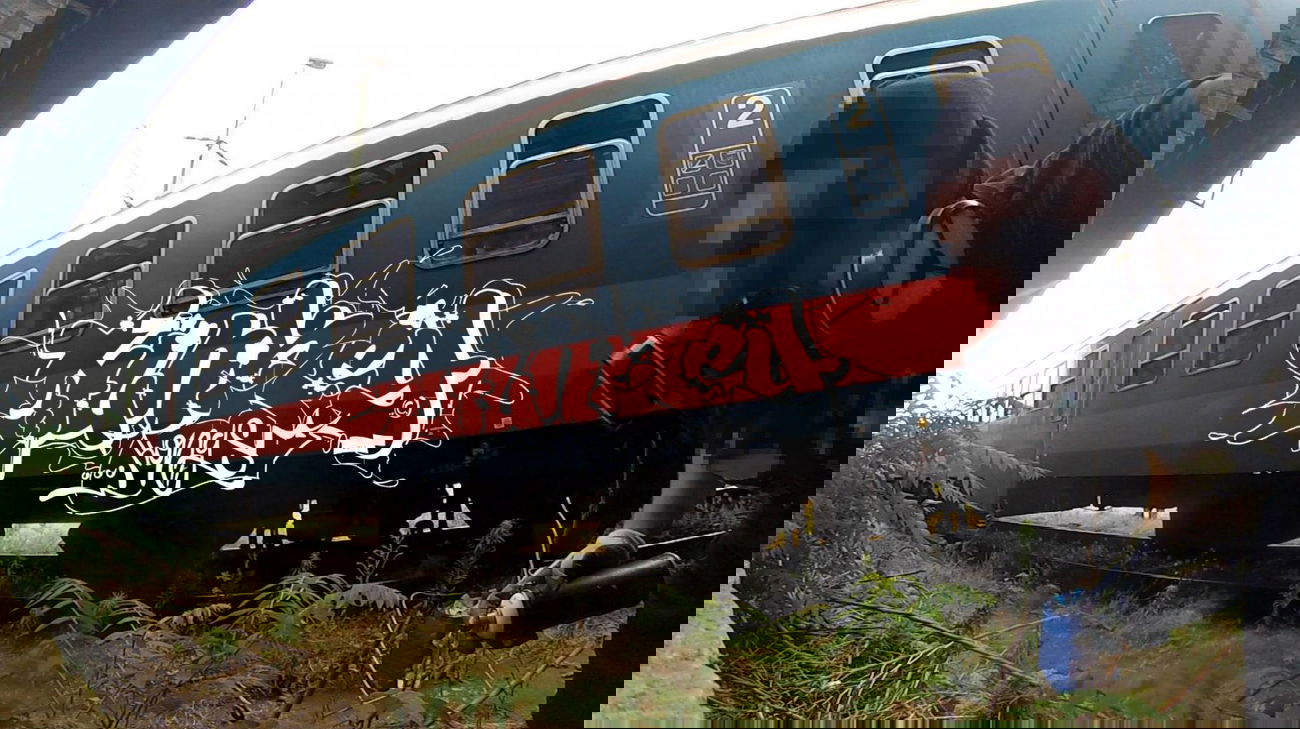 Graffiti Train - Photo by HunkeyKongs - Hunkey, Kongs, The (2015)