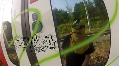 Graffiti Train - Photo by HunkeyKongs - unkey, Kongs, The (2015)