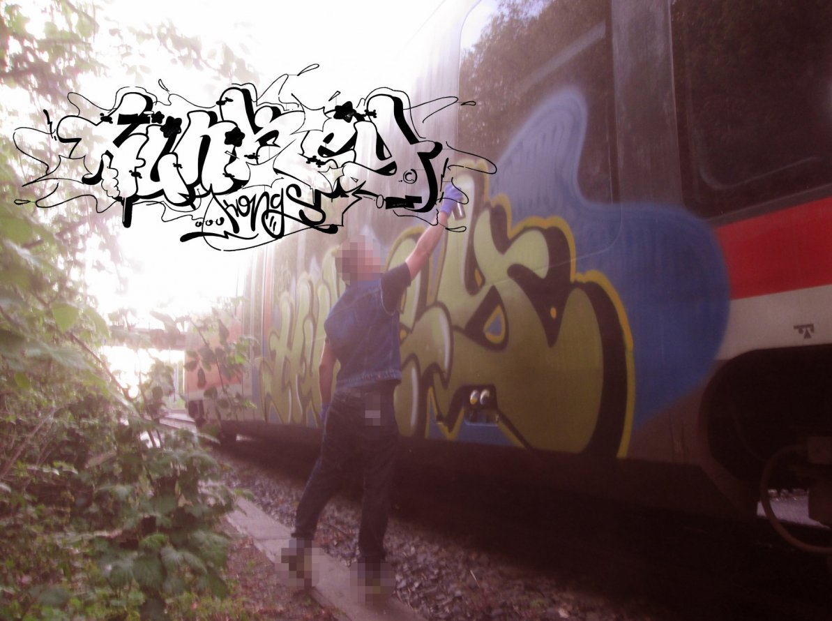 Graffiti Train - Photo by HunkeyKongs - Hunkey, Kongs, The (2015)