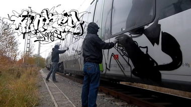 Graffiti Train - Photo by HunkeyKongs - Hunkey, Kongs, The (2015)