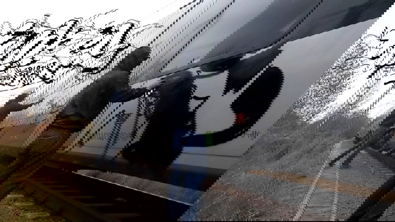 Graffiti Train - Photo by HunkeyKongs - Hunkey, Kongs, The (2015)