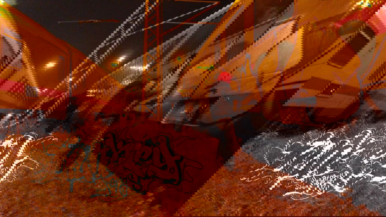 Graffiti Train - Photo by HunkeyKongs - Hunkey, Kongs, The (2015)