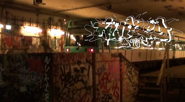 Graffiti Train in Paris - Photo by HunkeyKongs - Hunkey, Kongs, The