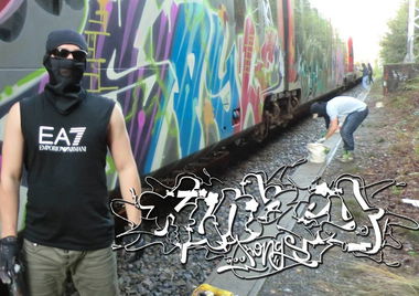Graffiti Train - Photo by HunkeyKongs - Hunkey, Kongs, The (2015)
