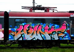 Graffiti Train - Photo by Huntone