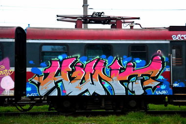 Graffiti Train - Photo by Huntone