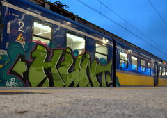 Graffiti Train - Photo by Huntone