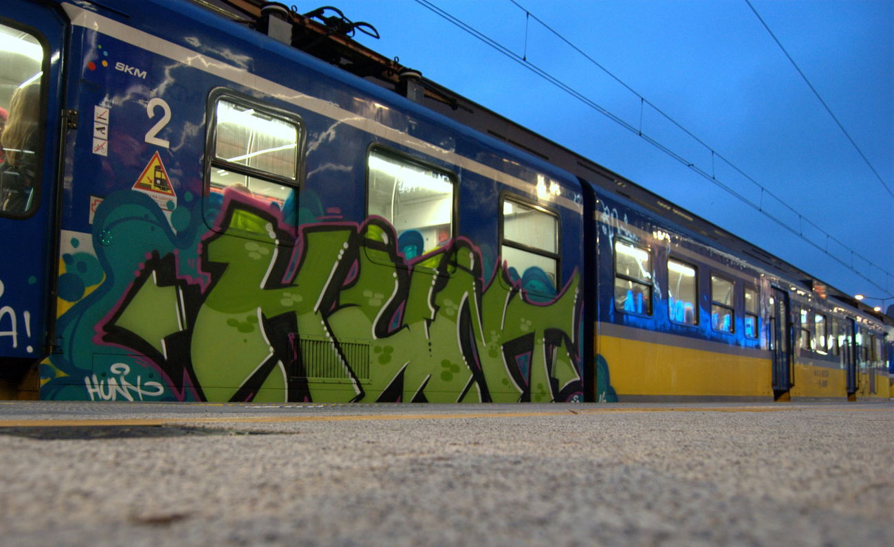 Graffiti Train - Photo by Huntone