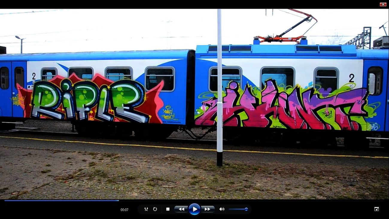 Graffiti Train - Photo by Huntone