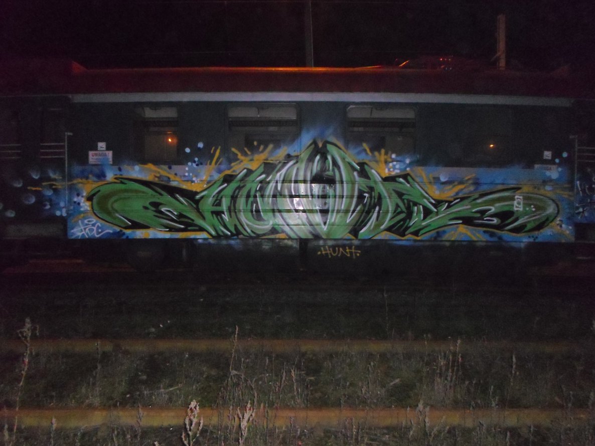 Graffiti Train - Photo by Huntone - hunt, kome (2013)
