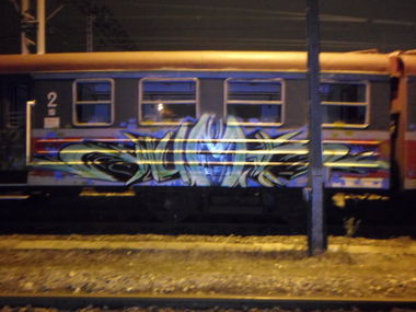 Graffiti Train - Photo by Huntone - hunt, tdc (2013)