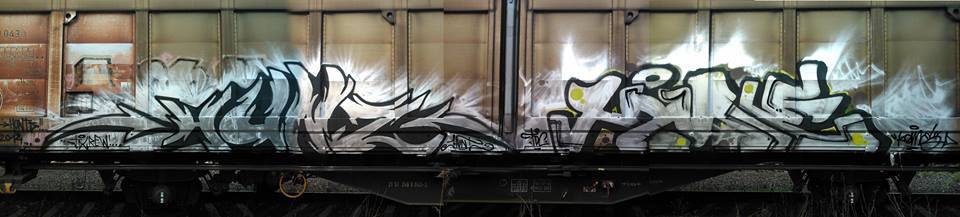 Graffiti Train - Photo by Huntone - hunt, kome (2014)