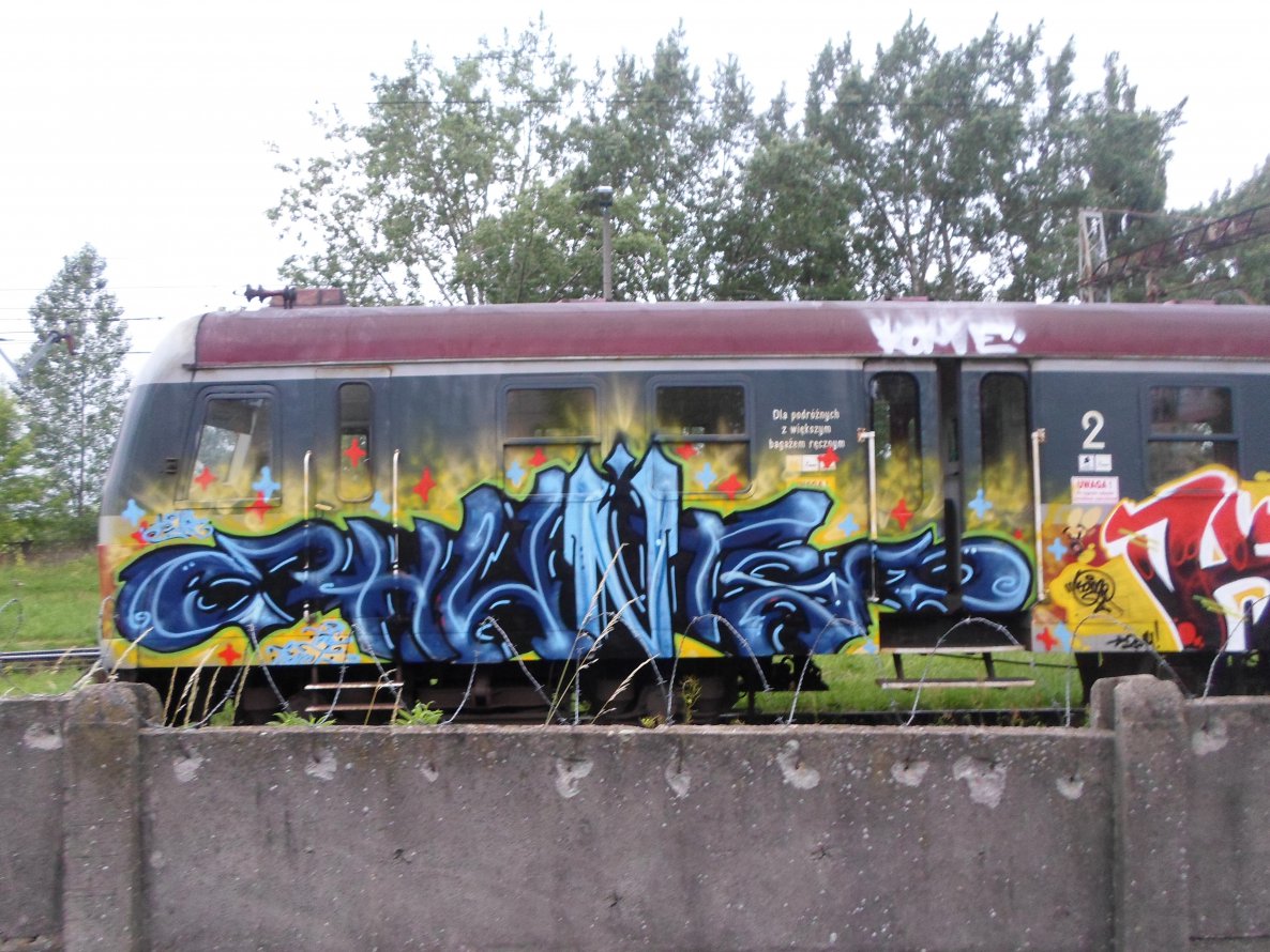 Graffiti Train - Photo by Huntone - hunt, kome, alcer (2014)