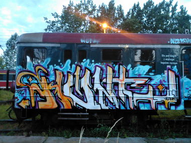 Graffiti Train - Photo by Huntone - hunt, tdc (2014)
