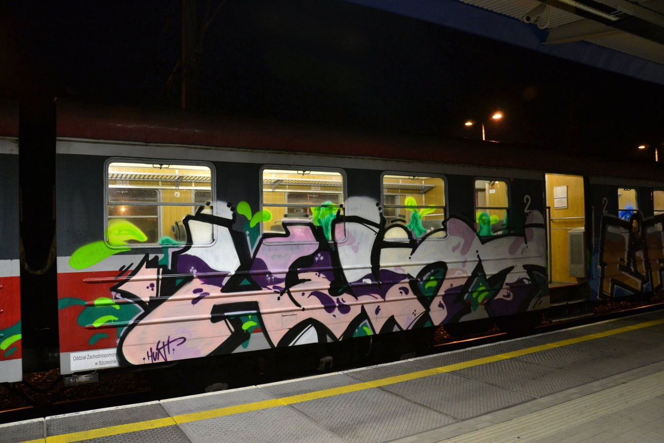 Graffiti Train - Photo by Huntone