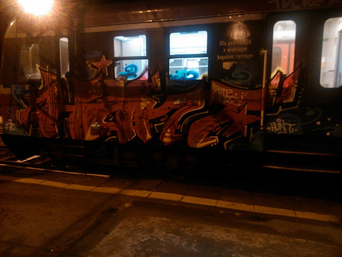 Graffiti Train - Photo by Huntone (2015)