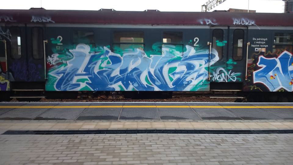 Graffiti Train in Polska - Photo by Huntone (2015)