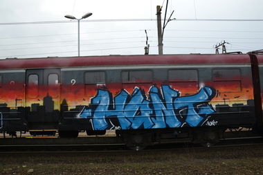 Graffiti Train - Photo by Huntone