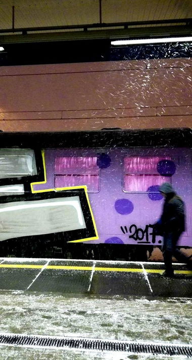 Graffiti Train - Photo by Huntone