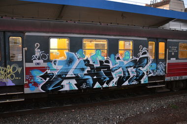 Graffiti Train - Photo by Huntone