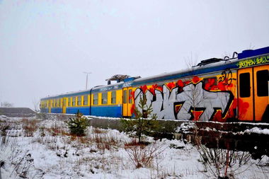 Graffiti Train - Photo by Huntone (2016)