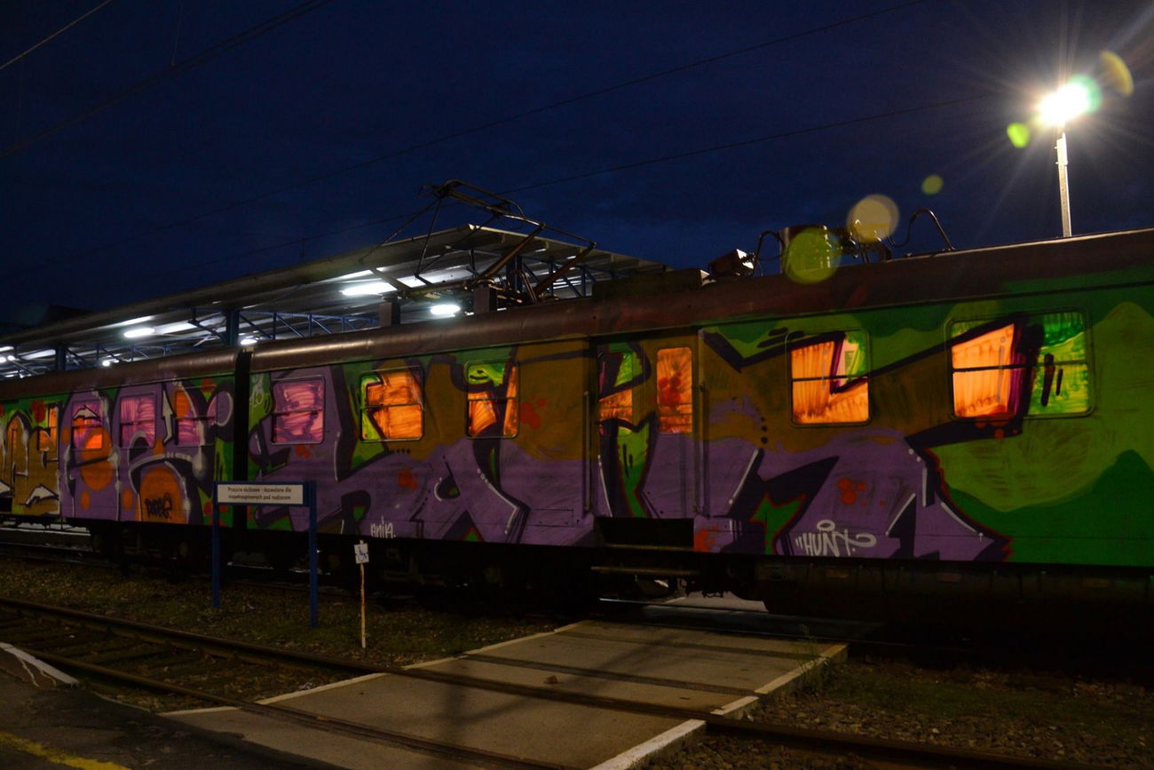Graffiti Train - Photo by Huntone
