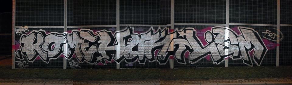 Graffiti Bombing - Photo by Huntone - tdc, frt, hunt (2014)