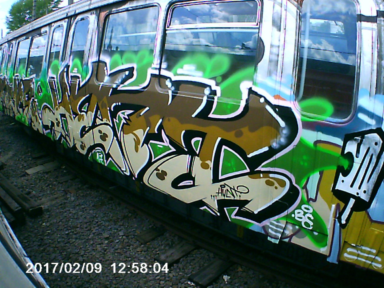 Graffiti Train - Photo by Huntone