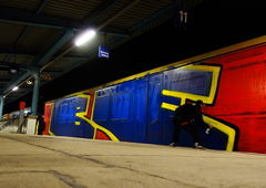 Graffiti Train - Photo by Huntone