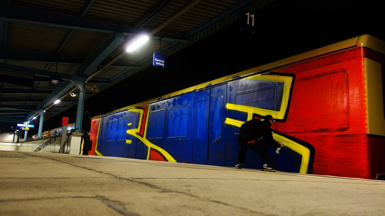 Graffiti Train - Photo by Huntone