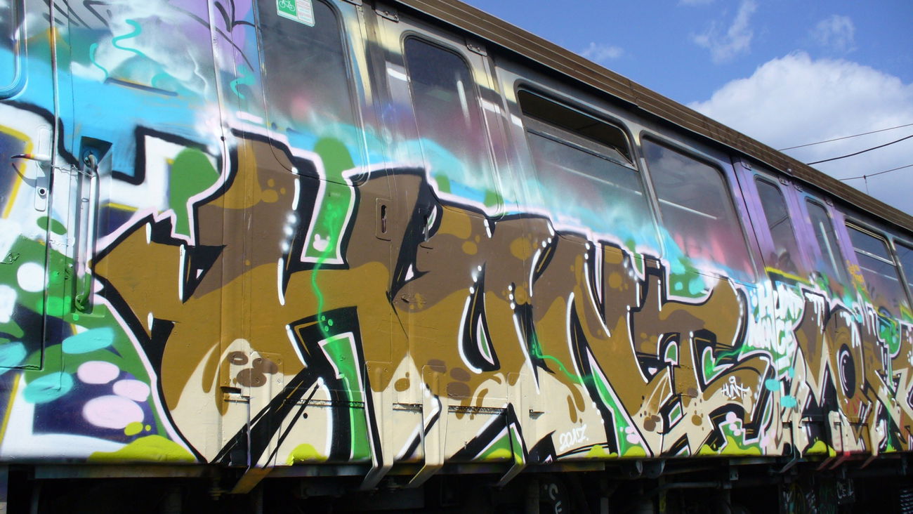 Graffiti Train - Photo by Huntone
