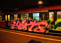 Graffiti Train - Photo by Huntone