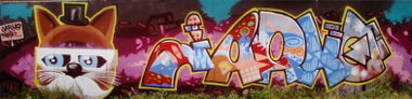 Graffiti Wall in Podolsk - Photo by Hy6acuk - Nubi, Jarko (2013)