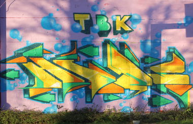 Graffiti Wall - Photo by Hyde - TBK, HIDE, OGER (2017)