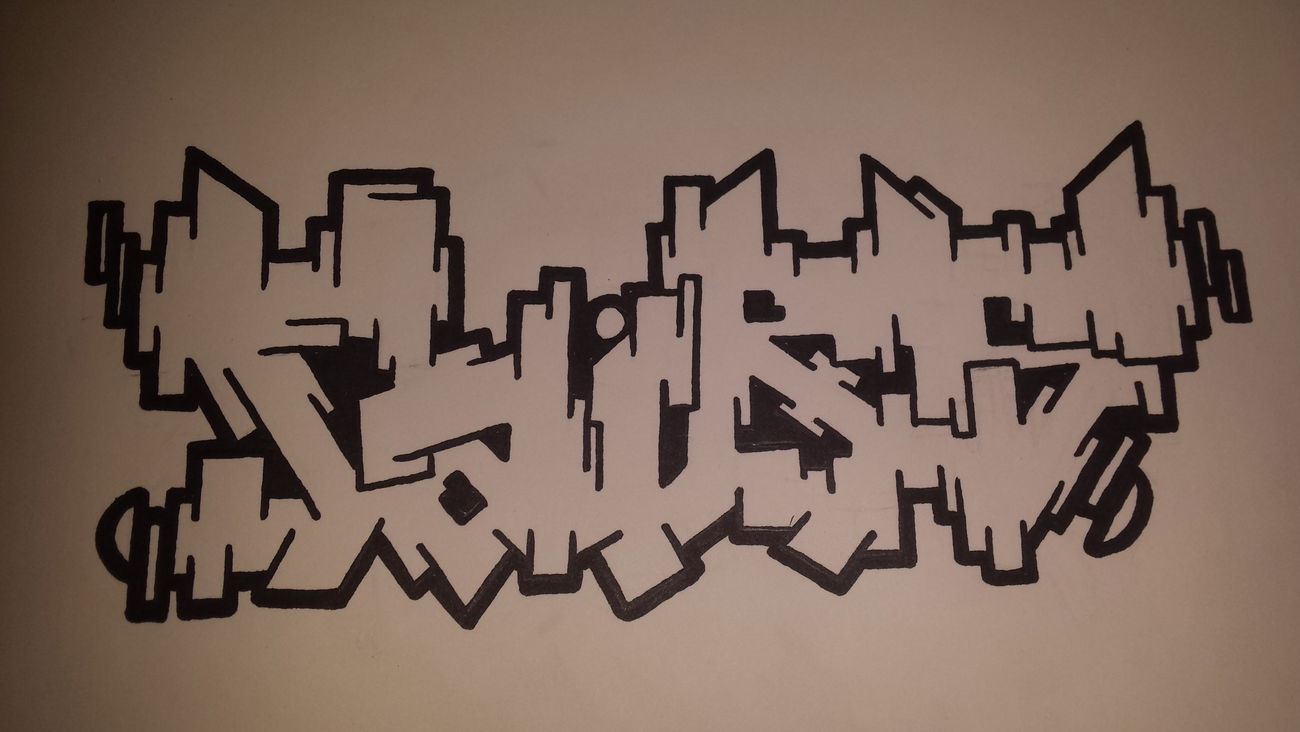 Graffiti Sketch - Photo by IDeeone