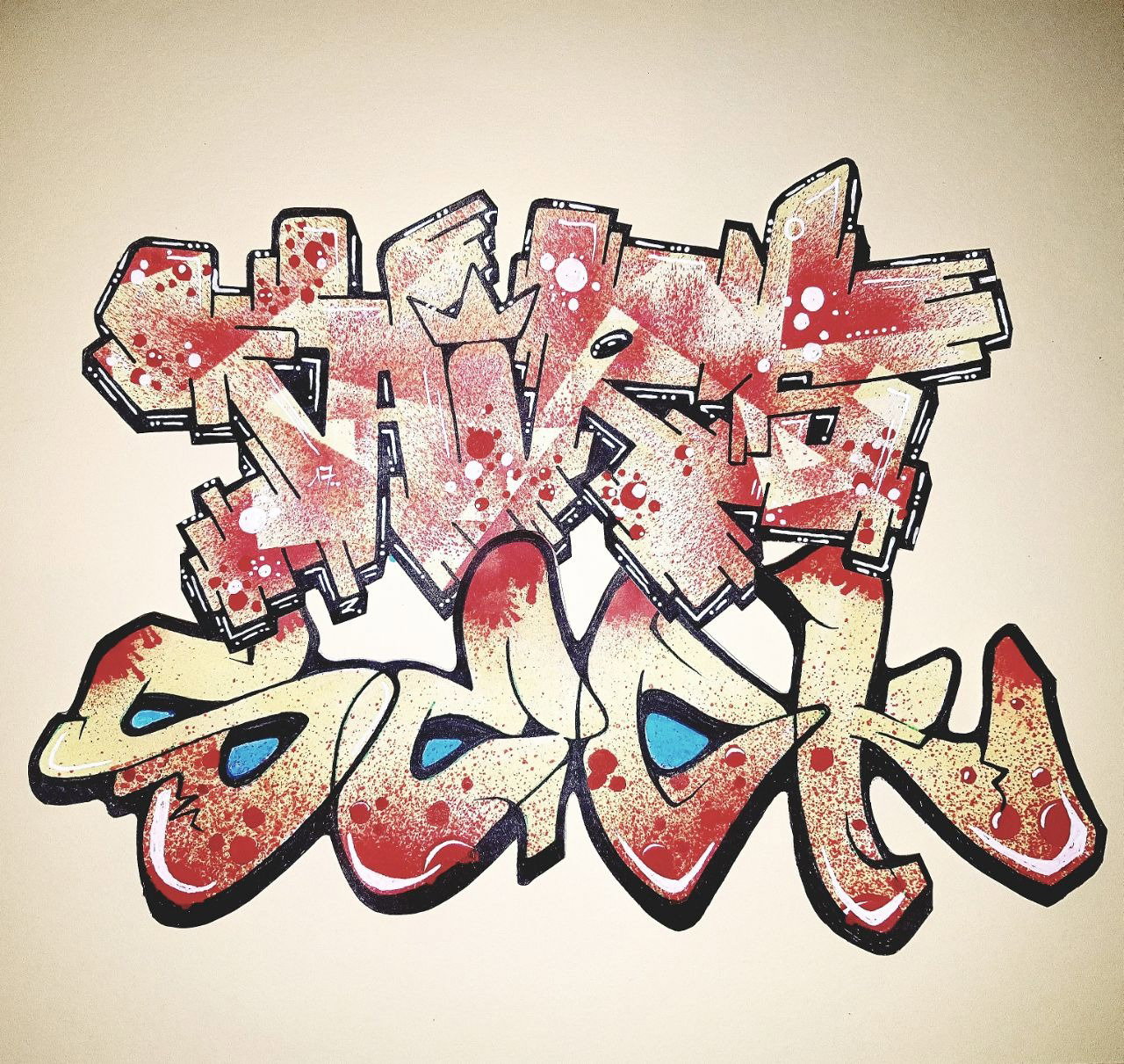 Graffiti Sketch - Photo by IDeeone