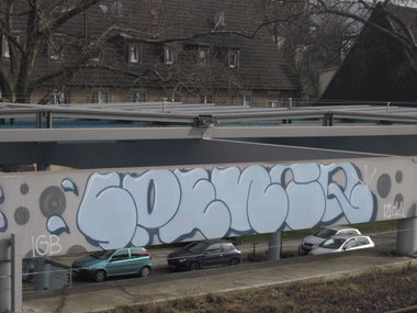 Graffiti Bombing - Photo by IG0R - Spencer, Spencr, igb