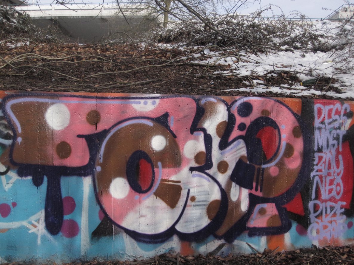 Graffiti Bombing - Photo by IG0R - AliB, Ress, Most